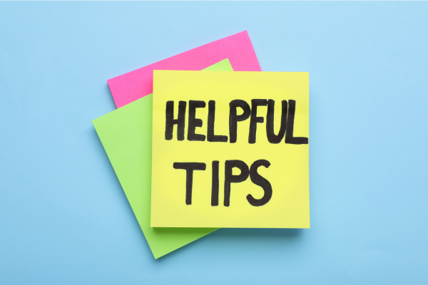 Top tips