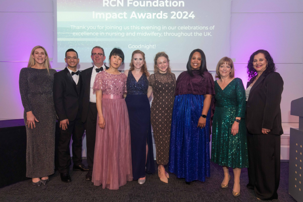 2024 Impact Award Winners with Rev Richard Coles Deepa and Jane