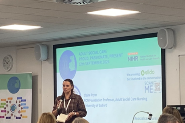Claire Pryor CASCN speaking at event