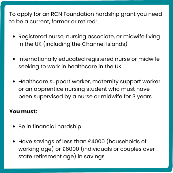 Hardship application who can apply