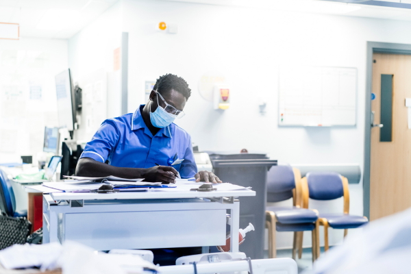 Nurse at desk