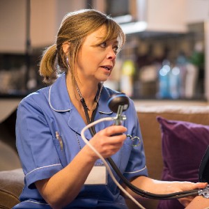 Midwife with instrument Midwife with instrument