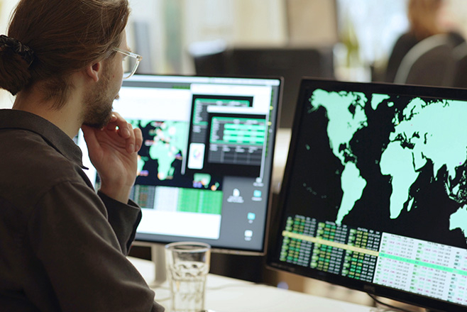 Travel computer screen