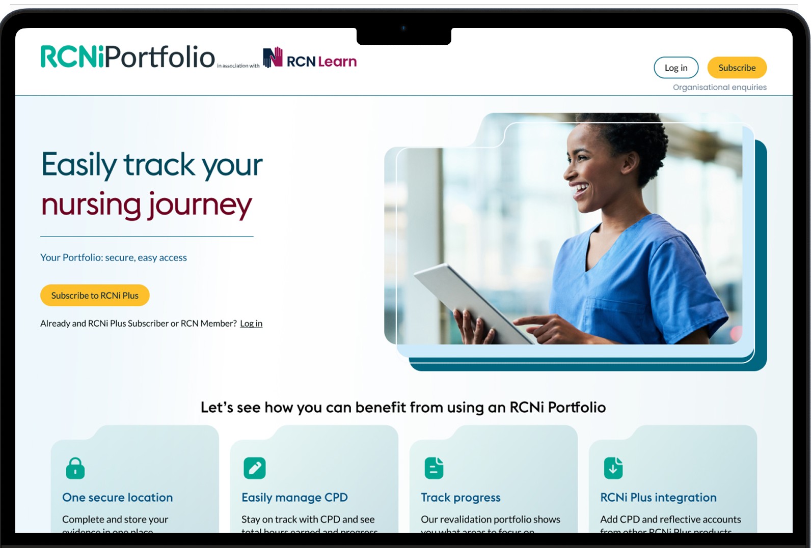 RCNi Revalidation Portfolio main