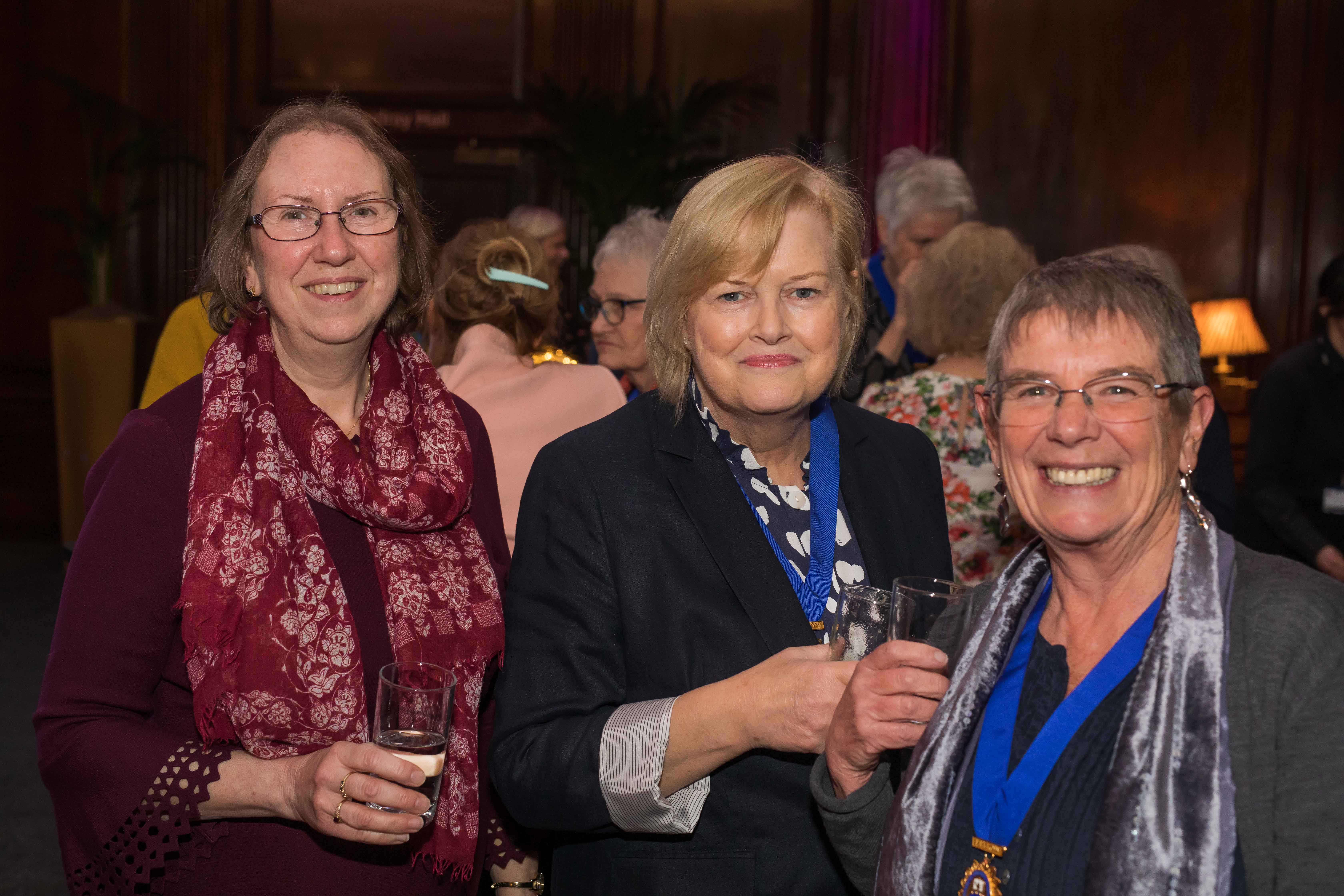 Dr Sue Woodward FRCN, Felicity Cox FRCN, and Rachel Hollis FRCN (Fellow and Chair of the Professional Nursing Committee)