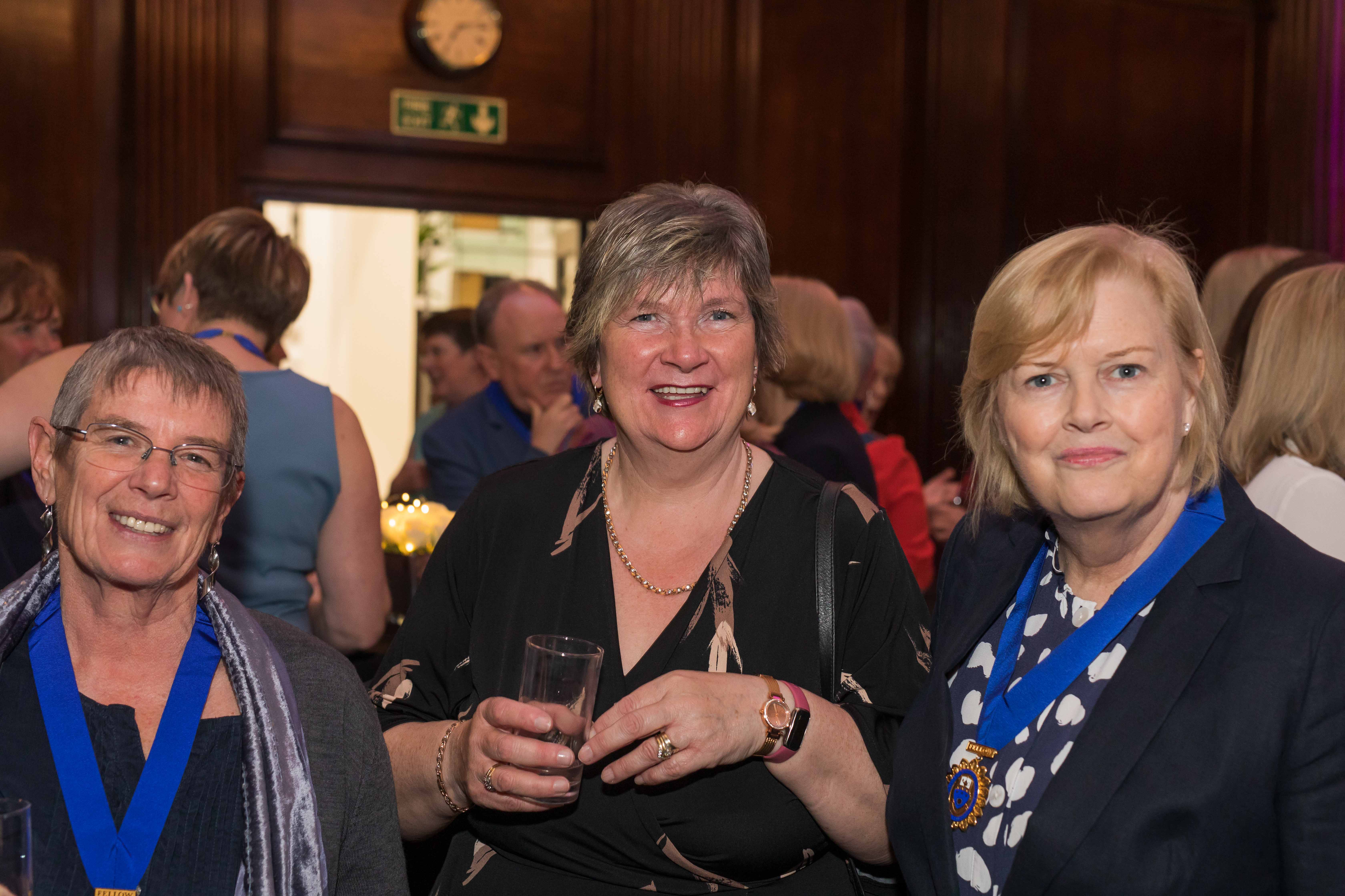 Rachel Hollis FRCN (Chair of the RCN Professional Nursing Committee), Sandra Campbell FRCN and Felicity Cox FRCN