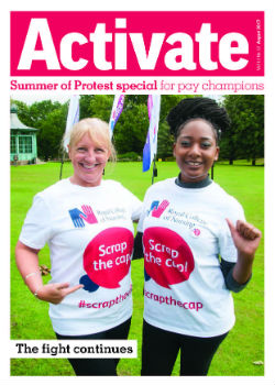 Front cover of the August 2017 issue of Activate