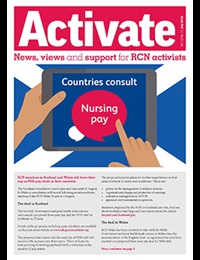 Front cover of the July issue of Activate