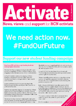 Cover of November 2018 issue of Activate
