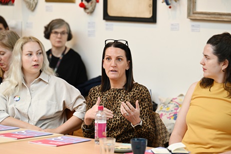 Lynsey Russell at RCN Workforce Report round table