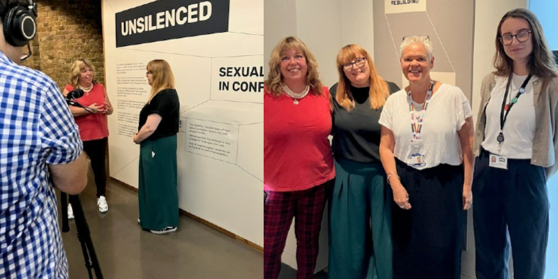 Images from Imperial War Museum's 'Unsilenced: Sexual Violence in Conflict' exhibition