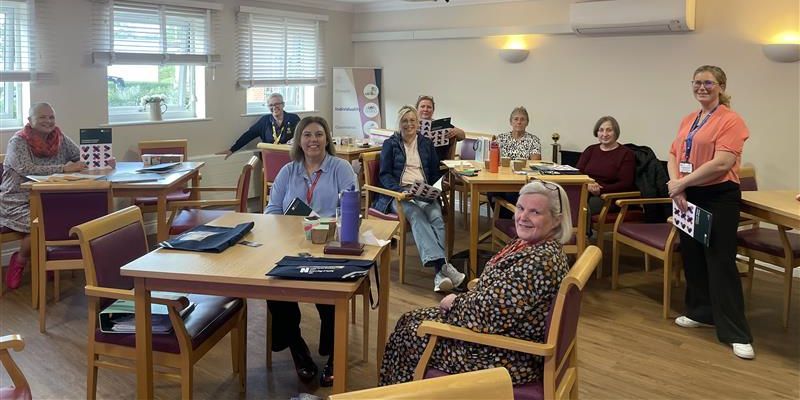 Members of the independent health and social care sector in Wales meet at Hallmark Greenhill Manor Luxury Care Home in south Wales for a roundtable discussion on role of care homes and social care in palliative and end of life care.