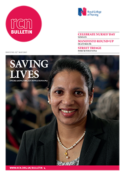 Front cover of May 2015 bulletin