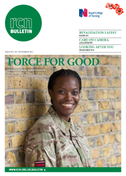 Front cover of November 2015 bulletin