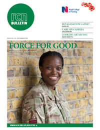 Front cover of November 2015 bulletin