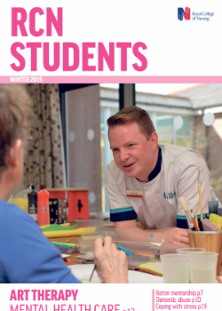 RCN Students magazine cover winter 2015