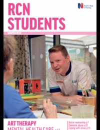 RCN Students magazine cover winter 2015