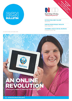 Front cover of October issue of RCN Bulletin