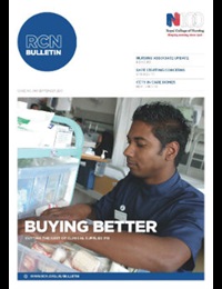 RCN Bulletin September 2016 front cover