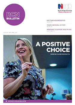 RCN Bulletin April 2016 front cover