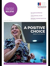 RCN Bulletin April 2016 front cover