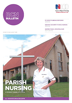 RCN Bulletin August 2016 front cover