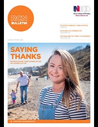 RCN Bulletin May 2016 cover