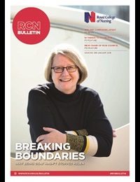 Front cover of January 2018 issue of RCN Bulletin