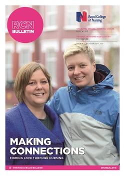 Front cover of February issue of RCN Bulletin