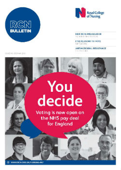RCN Bulletin cover May 2018