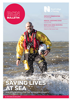 Cover of August issue of RCN Bulletin