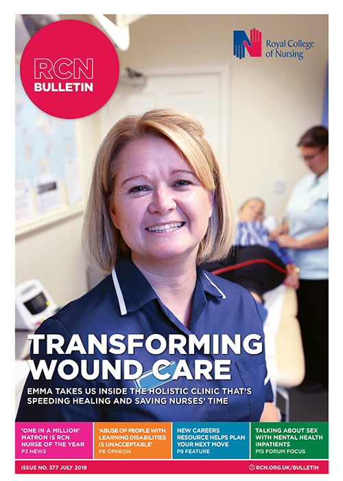 RCN Bulletin cover: July 2019