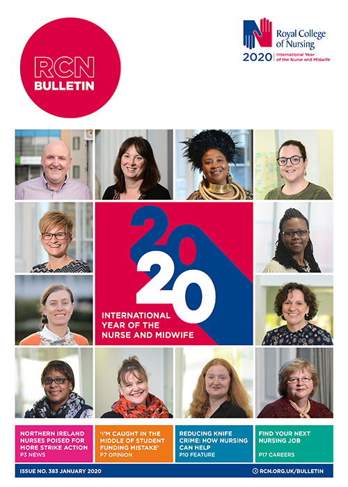 RCN Bulletin cover January 2020