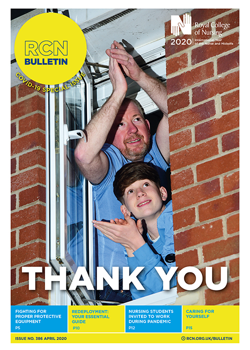 Cover of RCN Bulletin April 2020