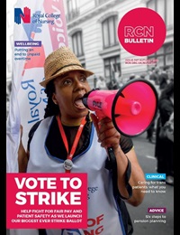 Magazine cover of RCN Bulletin Autumn 2022
