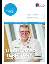 Cover of Health + Care autumn 2018