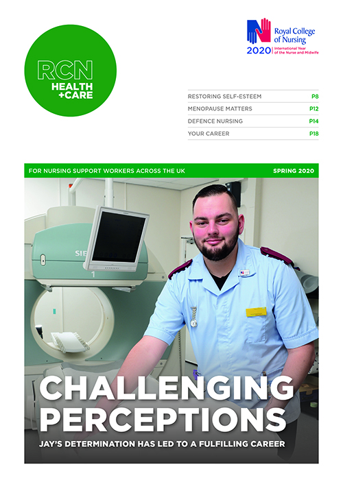 RCN Health+Care spring 2020 cover
