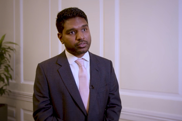 Image of Bejoy Sebastian, RCN President, talking to camera