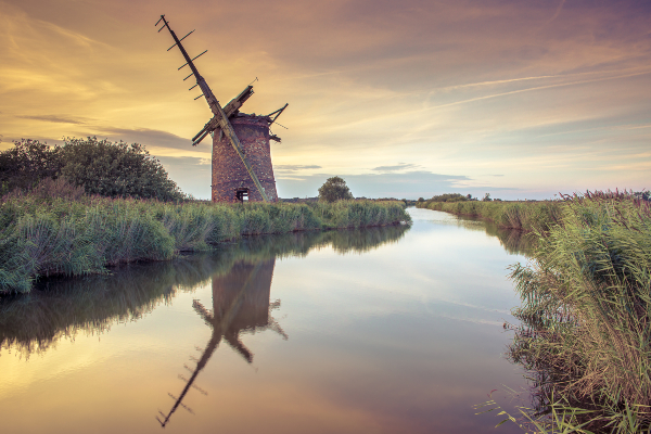 Image of sailboats on a river