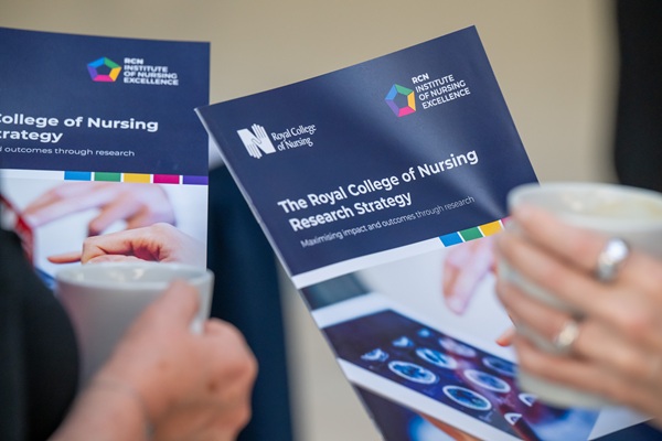 The front cover of the Royal College of Nursing Research Strategy