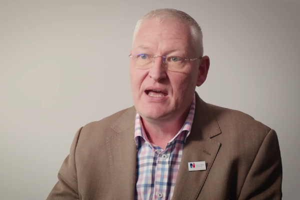 Prof Dave Clarke speaking to camera