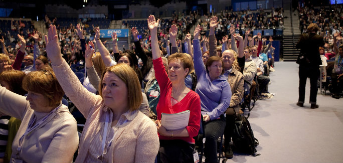 Members at RCN Congress Members at RCN Congress