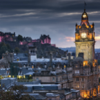 Edinburgh night scene