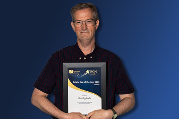 An RCN member who has won an award