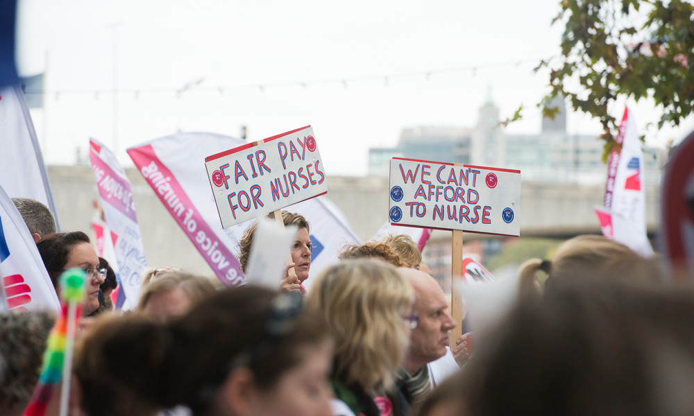 Fair Pay protest