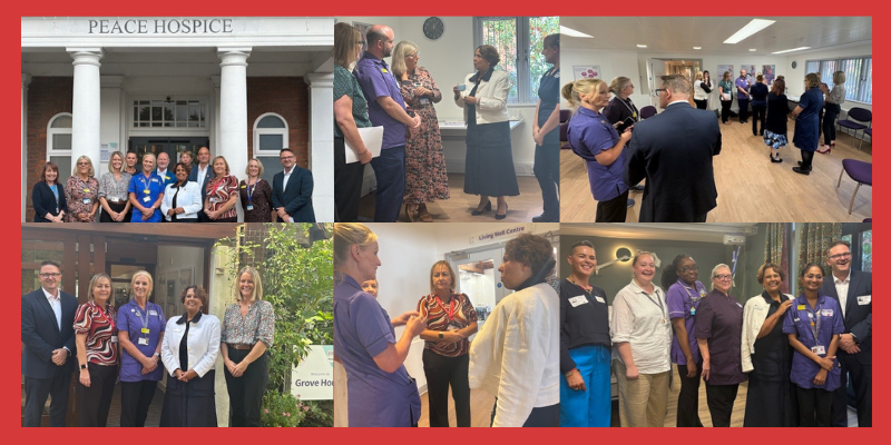 Nicola Ranger hospice visits in the Eastern region