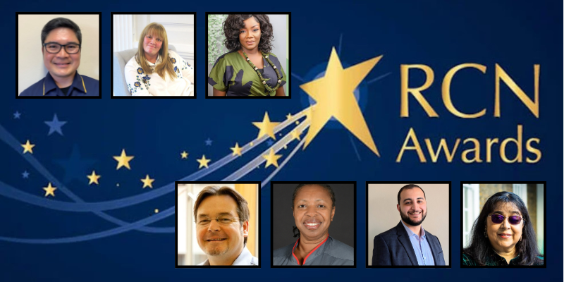 A photo of the RCN Award winners in London region