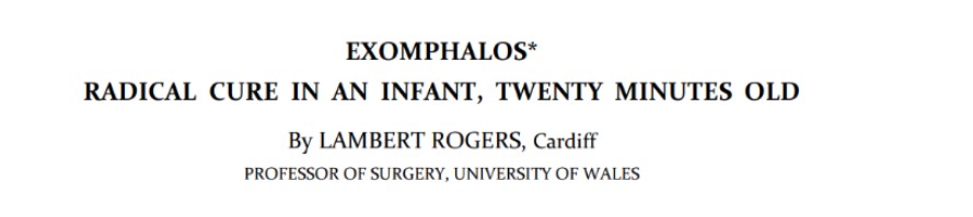 Dr Lambert Rogers surgery article