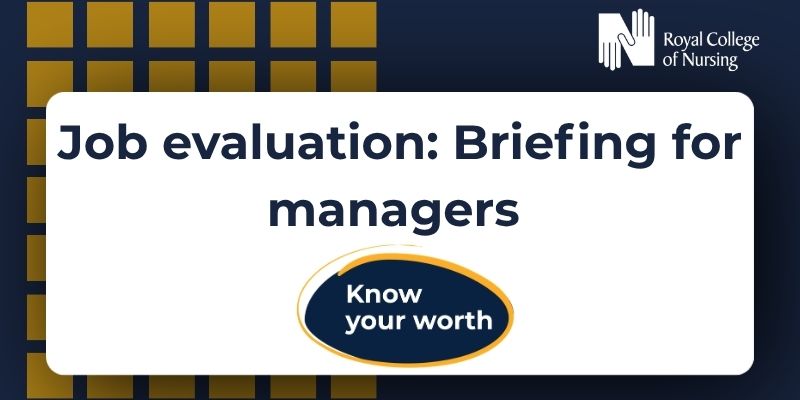 Job evaluation: Briefing for managers