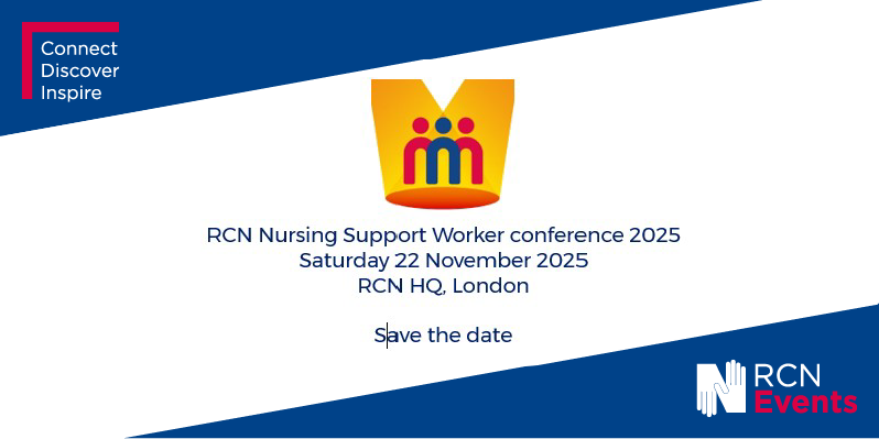 Nursing support worker conference save the date
